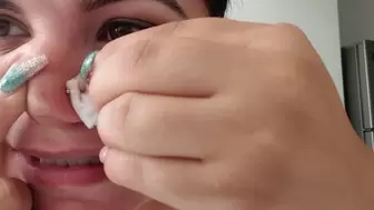 face cleaning, nose cleaning