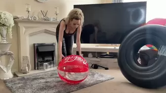 Destroying rare beach ball