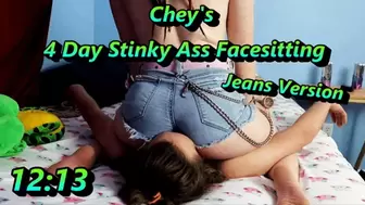Chey's 4 Day Stinky Ass Facesitting - Just Jeans Version