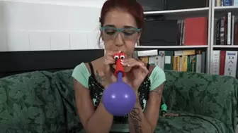 Stefania Tests a New Balloon Inflation Aid (MP4 - 1080p)
