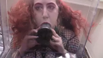 BBC Deethroat: Spit Soaked Underside View, Cum in Mouth, Spit Puddles, Smashing Fishnet Tits in Spit and Cum Shot, Spit Bubbles, Super Sloppy, Dirty Talk, Slap your Dick into My Face