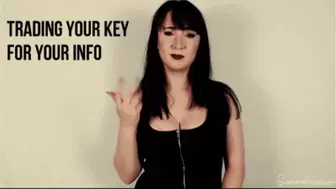 Trade your key for your info