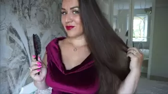 Long (Still Long) Hair Brushing (720p HD)
