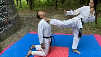 Sonyas karate match