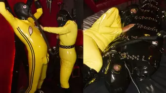 RubberSlave suffering for his Masked Mistress HD Top Video