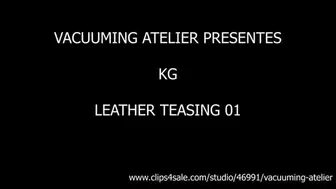 KG TOUCHING HERSELF ON LEATHER OUTFIT 01 HD