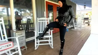 hunter boot joi in jeans