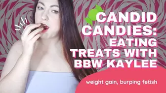 Candid Candies: Eating Treats With BBW Kaylee Graves