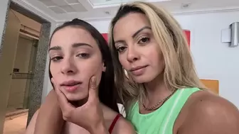 TABOO KISSES FORCD - VOL # 418 - GENNI AND BRUNINHA - NEW MF AUG 2021 - CLIP 01 - never published - Exclusive Girls