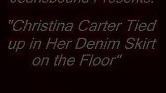 Christina Carter in a Denim Skirt - MP4