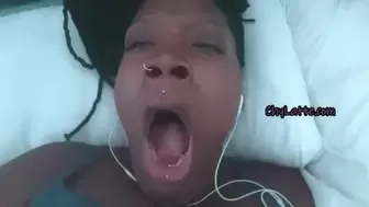 Yawning in the Early Morning - Lip Moisturizing - Mouth Fetish - 1080 MP4