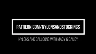 Nylon and Pantyhose Balloon Fun