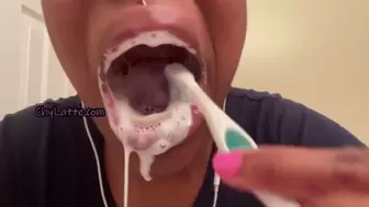 My Dentist Would Be Proud - Toothbrushing - Teeth Fetish - Mouth Fetish - 1080 MP4