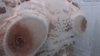 Big Boobs and Butt Slow Motion Shower