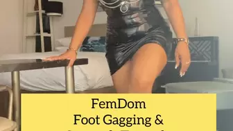FemDom Foot Gagging and Stomach Trampling