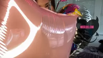 Helium Balloon Play + Squeaky Voice + Bubblegum Bubbles