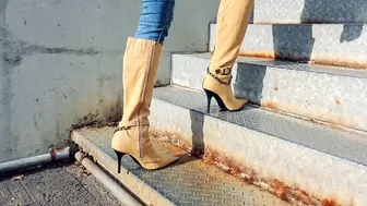 guaei Kristinas leather boots (mp4-FHD)