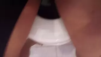 Her pov inbetween here thighs TOILET FETISH Tuesday