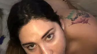 Latina sucking dick part 1