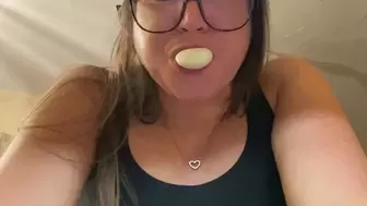 Bubblegum Bubble Blowing Makeout Sesh + Dildo Bubble POP