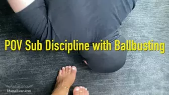 POV Sub Discipline Ballbusting