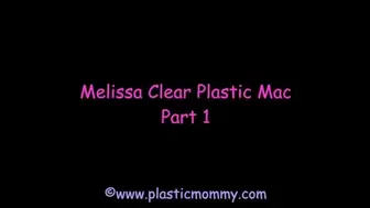 Melissa Clear Plastic Mac: Part 1