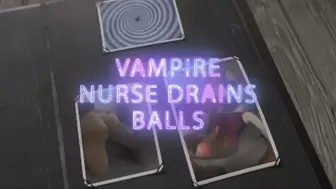 Monster Vampire Nurse Drains Balls with Handjob before feeding