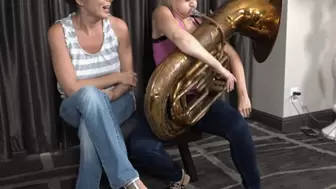 Nadia Teaches Nyssa to Play the Tuba (MP4 - 1080p)