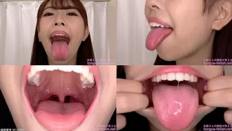 Riri Momoka - Erotic Long Tongue and Mouth Showing