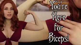 YOU'RE HERE FOR BICEPS 1080P - ELLIE IDOL