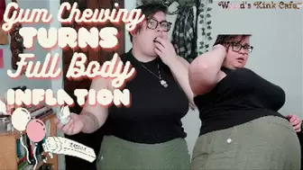 Gum Chewing Turns Full Body Inflation! - MP4