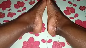 Holy Church Girl Fare Angle’s Oily, Wrinkly Soles By Each Other