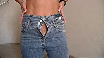 jeans crack