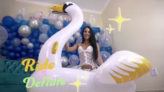 Dani sensual Deflation of Huge Swan! - 4K