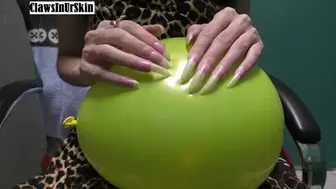 Popping balloons with claws