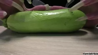 Scratching and destroying small zucchini #3