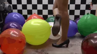 Balloons under office Pumps