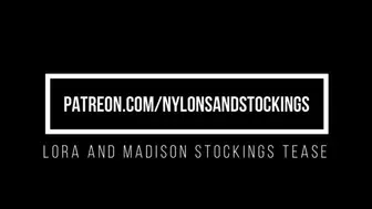 Macy and Madison Stockings Tease