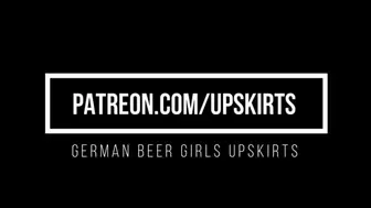 German Beer Girl Upskirts
