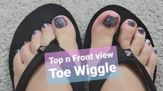 Front and Top View Toe Wiggle