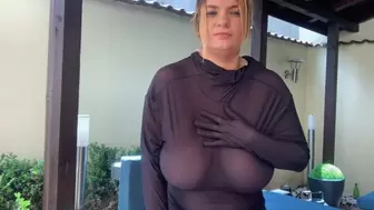huge boobs see through joi