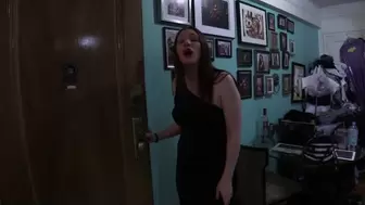 Police Officer Lydia Drained by Vampire