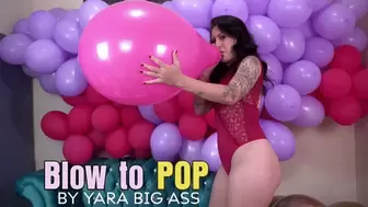 Blow to Pop Pink Unique 16" by Yara Big Ass - 4K