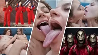 TABOO KISSES SUPER PRODUCTION - LA CASA DE PAPEL - VOL # 424 - MARINA SANCHES X IZABELLA MARQUES - FULL VIDEO - NEW MF SEP 2021 - never published - Exclusive Girls