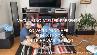STEP-MOM KG VACUUMING HER SONS LEGOS WHILE HE WAS PLAYING WITH THEM