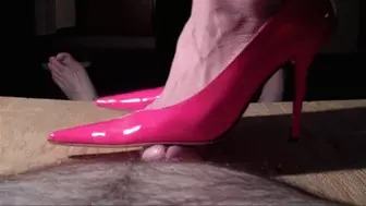 Pink Pointy Stilettos Cock Crush - FULL HD 1080p