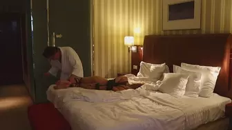 Sofi_ Hard bondage on the bed in the hotel_S3_ Part 1