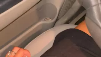 Israeli Young Princess Legs In Her Car