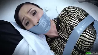 Lily Roberts - Catburglar's Bondage Dreaming FULL Bondage + 3 Gag Video HD