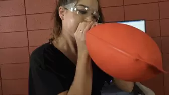 Kendra Tries to Blow a Hot Water Bottle Without a Mouthpiece (MP4 - 1080p)